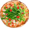 Pomodoro, pomodorini, rucola, radicchio