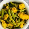 Fagiolini, patate, spinaci al vapore