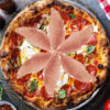 Pomodoro, fior di latte, cotto, funghi champignon, cotto, salame piccante, salsiccia, würstel