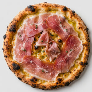 Focaccia con crudo